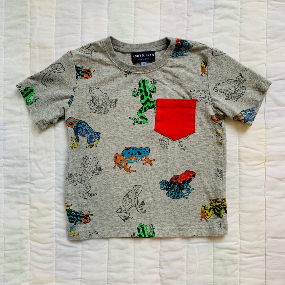 Andy & Evan Pearse Short Sleeve Pocket Tee 3T